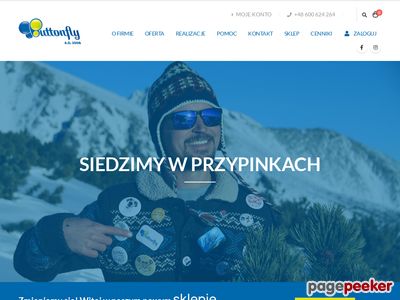 Buttonfly.pl Przypinki reklamowe na zamówienie