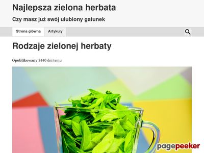 Herbata zielona sklep