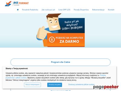 Pit-format.pl program - łatwe rozliczenie PIT 2019